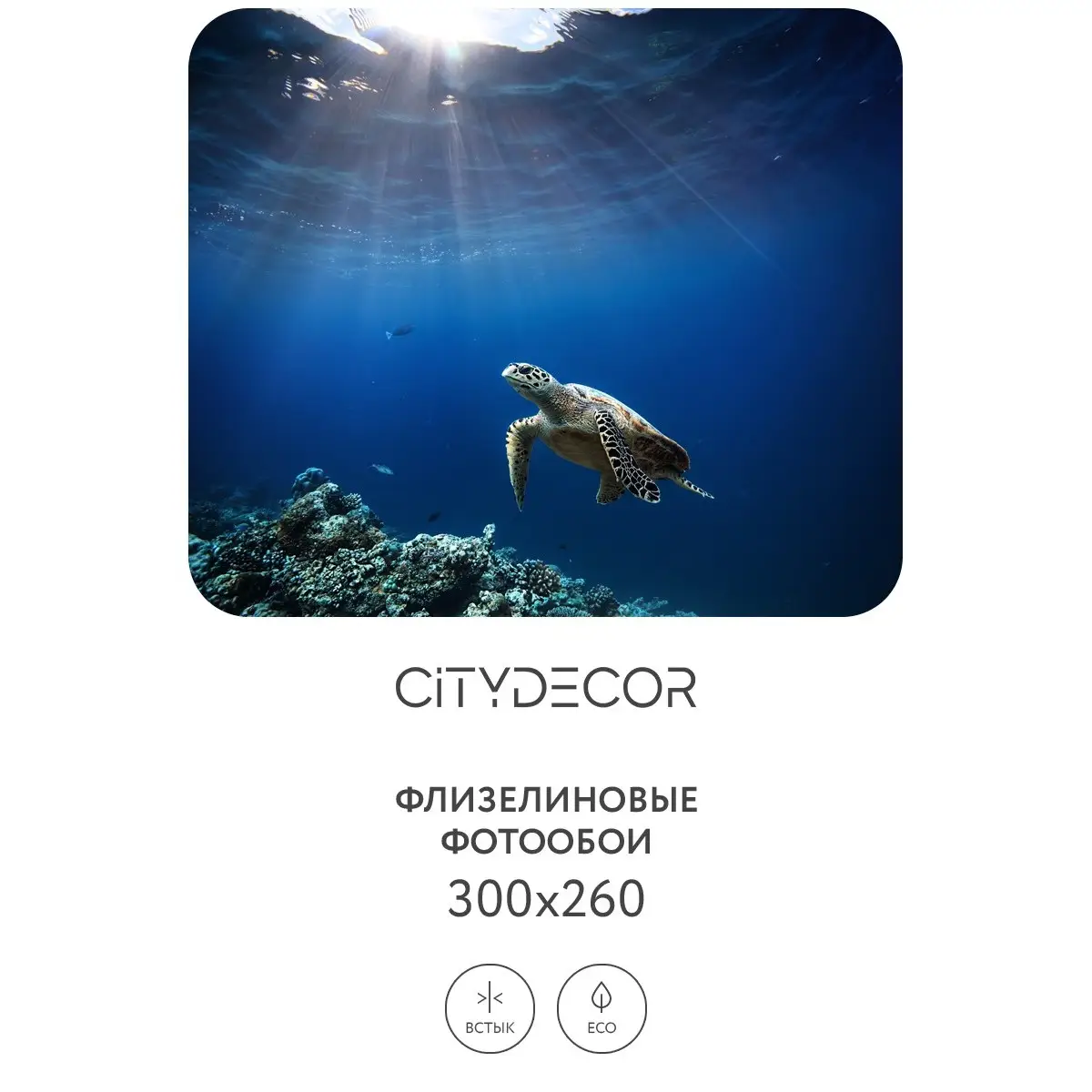 Фотообои рулонные Citydecor Животные и Птицы 12 на флизелиновой основе 300x260 см