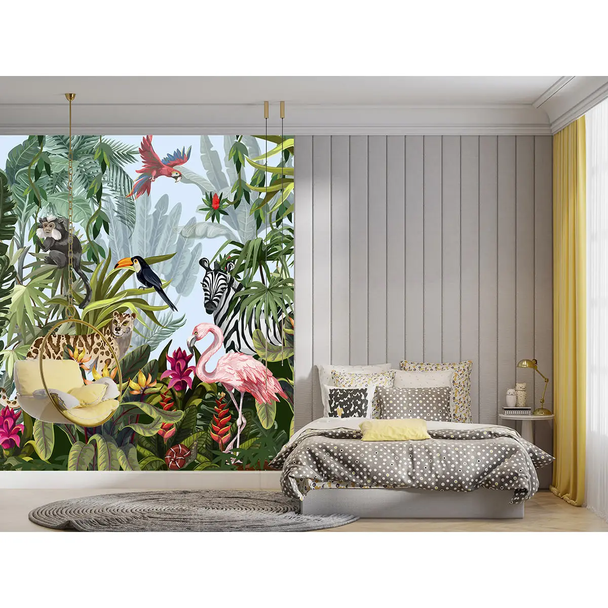 Фотообои рулонные Citydecor Животные и Птицы 4 на флизелиновой основе 300x260 см