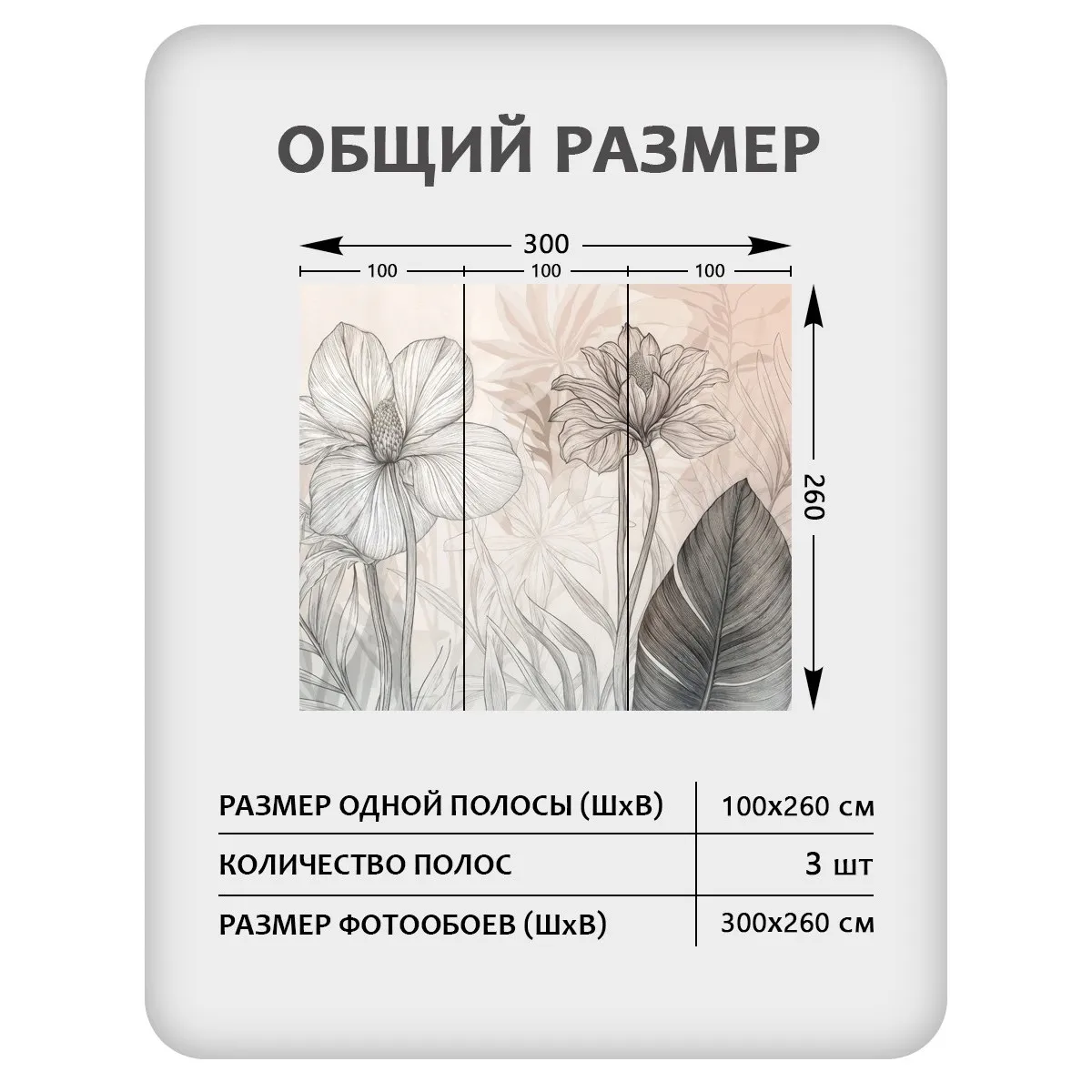 Фотообои рулонные Citydecor Art Nature 22 на флизелиновой основе 300x260 см