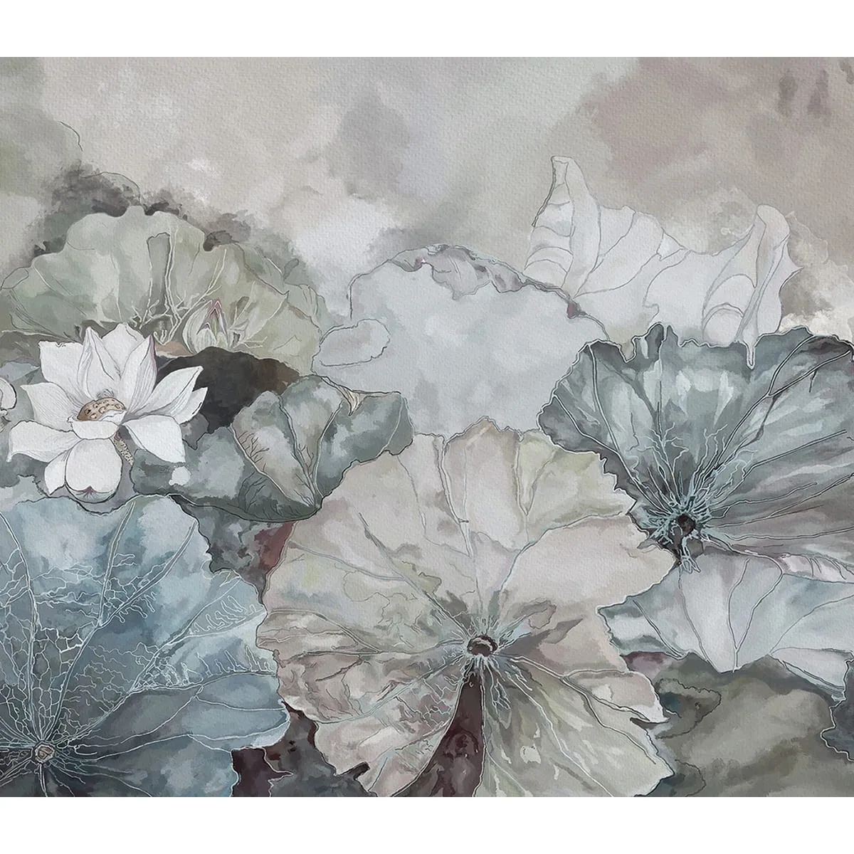 Бесшовные дизайнерские фотообои Citydecor Blossom 27 на флизелиновой основе 300x270 см
