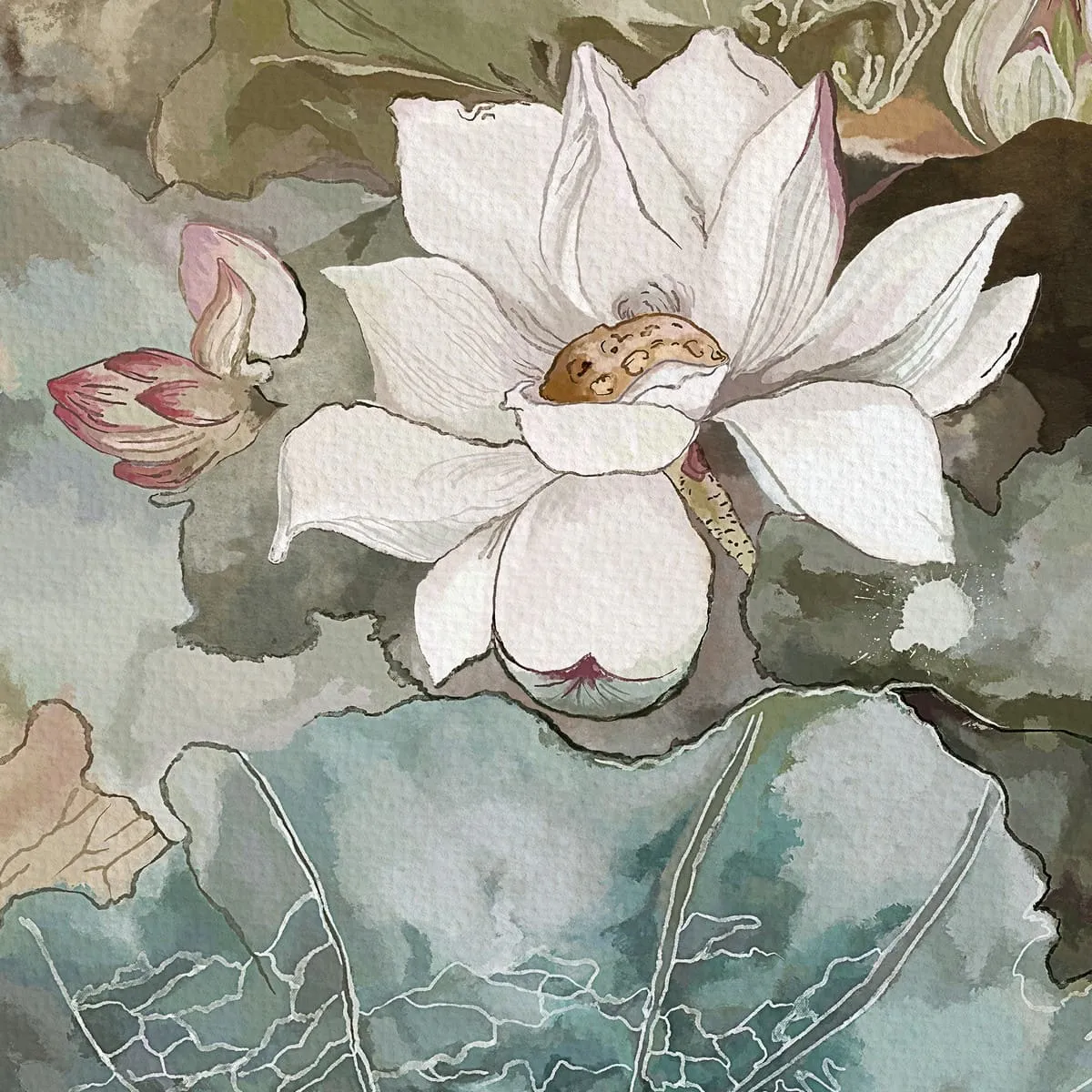 Дизайнерские фотообои рулонные Citydecor Blossom 2 на флизелиновой основе 300x260 см