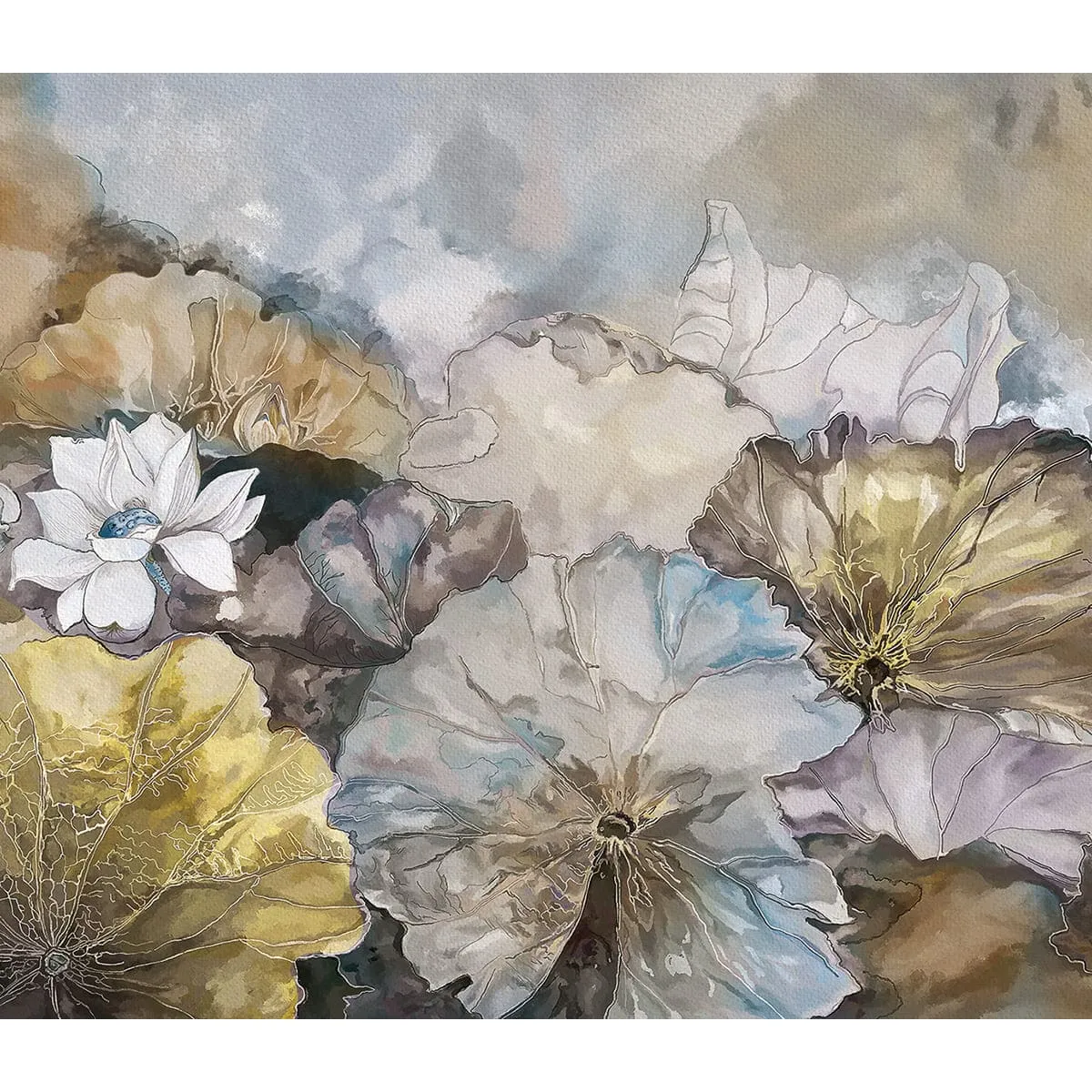 Дизайнерские фотообои рулонные Citydecor Blossom 7 на флизелиновой основе 300x260 см