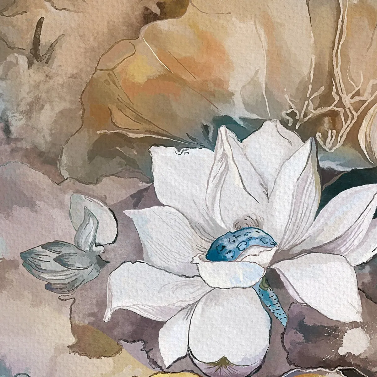 Дизайнерские фотообои рулонные Citydecor Blossom 7 на флизелиновой основе 300x260 см