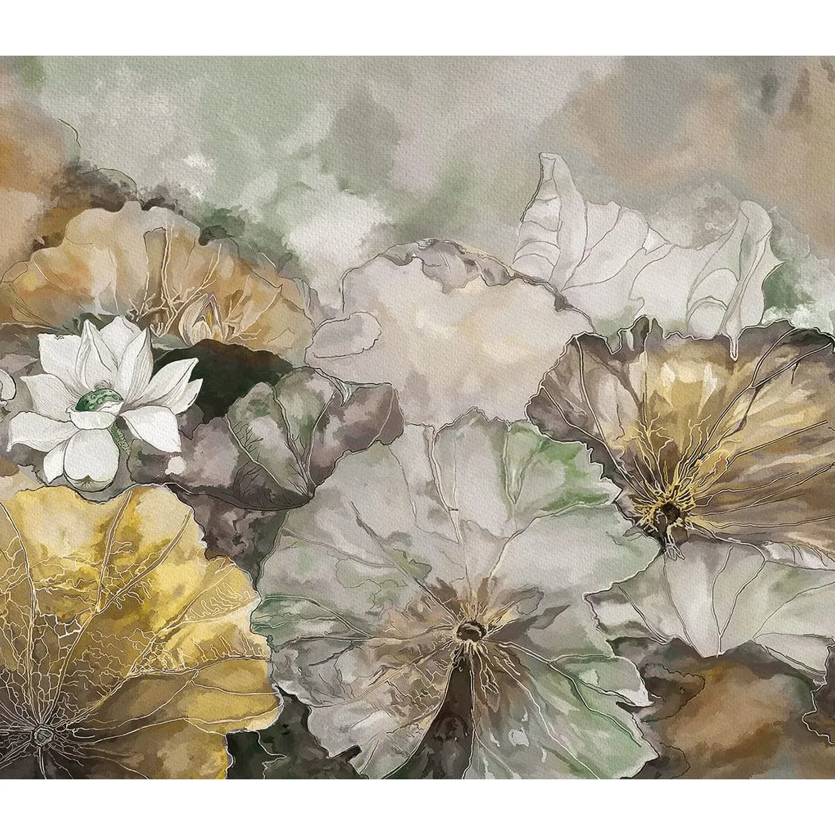Дизайнерские фотообои рулонные Citydecor Blossom 8 на флизелиновой основе 300x260 см