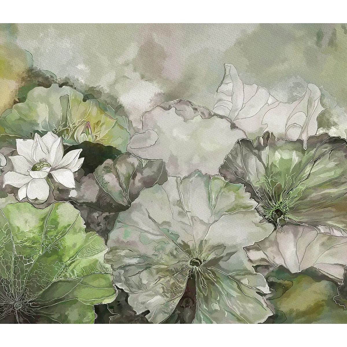 Дизайнерские фотообои рулонные Citydecor Blossom 9 на флизелиновой основе 300x260 см