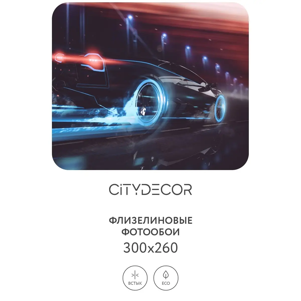 Фотообои рулонные Citydecor Транспорт 12 на флизелиновой основе 300x260 см
