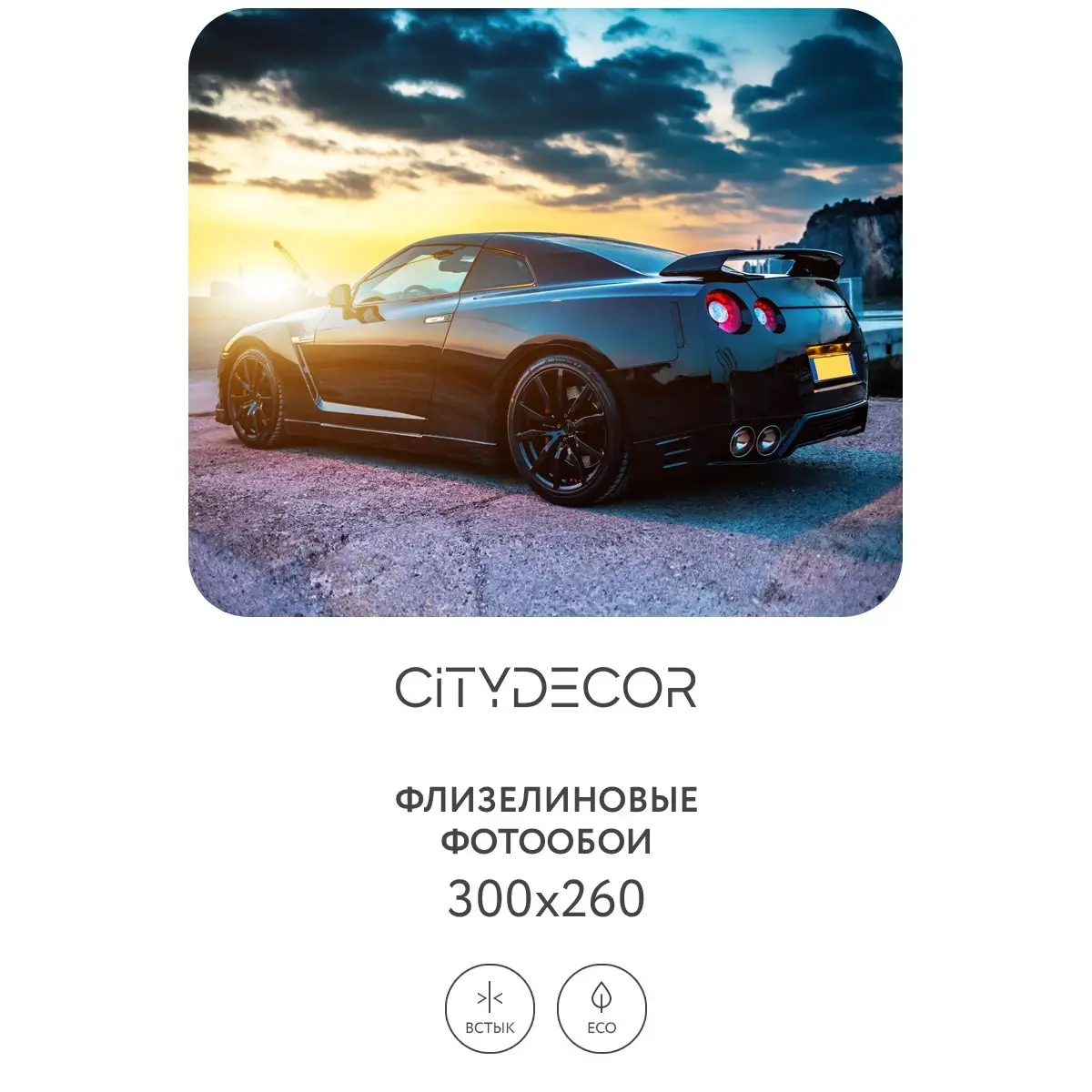 Фотообои рулонные Citydecor Транспорт 26 на флизелиновой основе 300x260 см