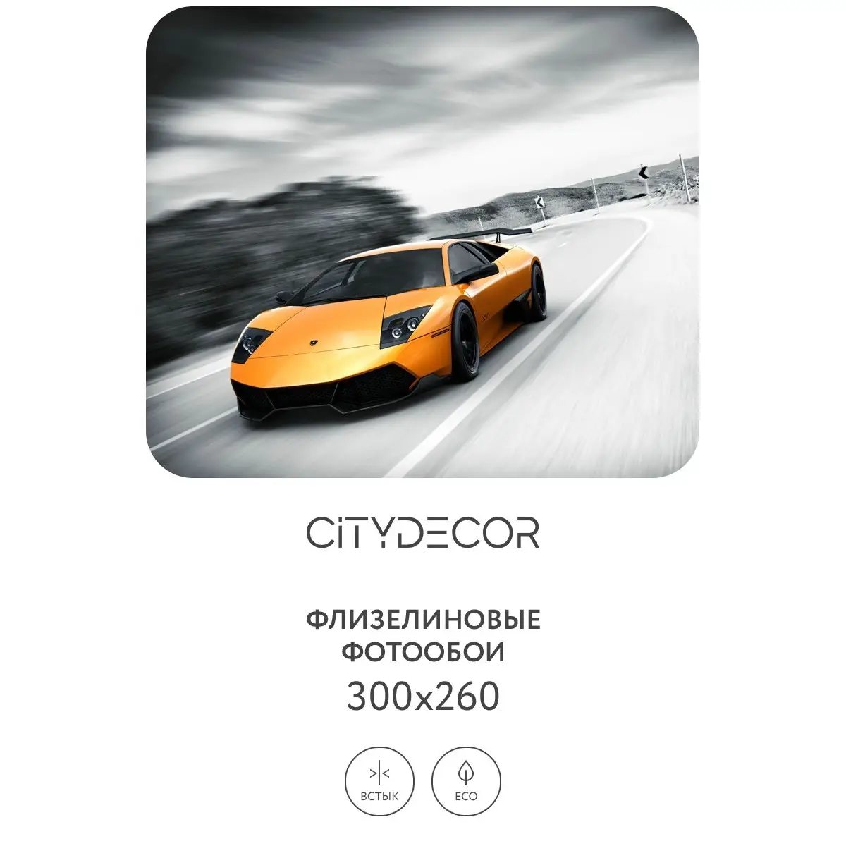 Фотообои рулонные Citydecor Транспорт 28 на флизелиновой основе 300x260 см