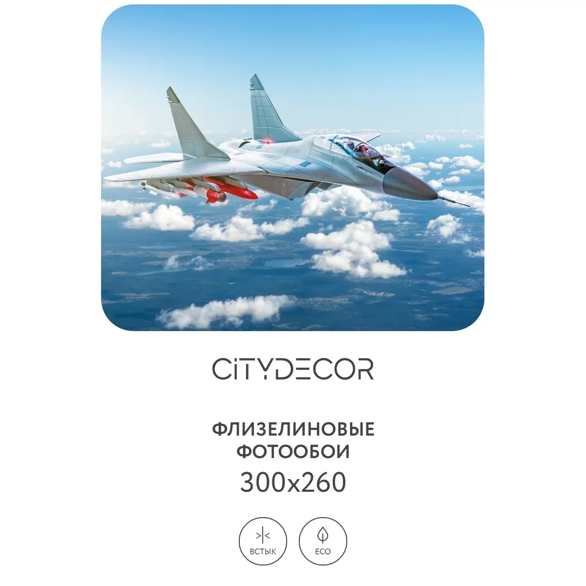 Фотообои рулонные Citydecor Транспорт 29 на флизелиновой основе 300x260 см