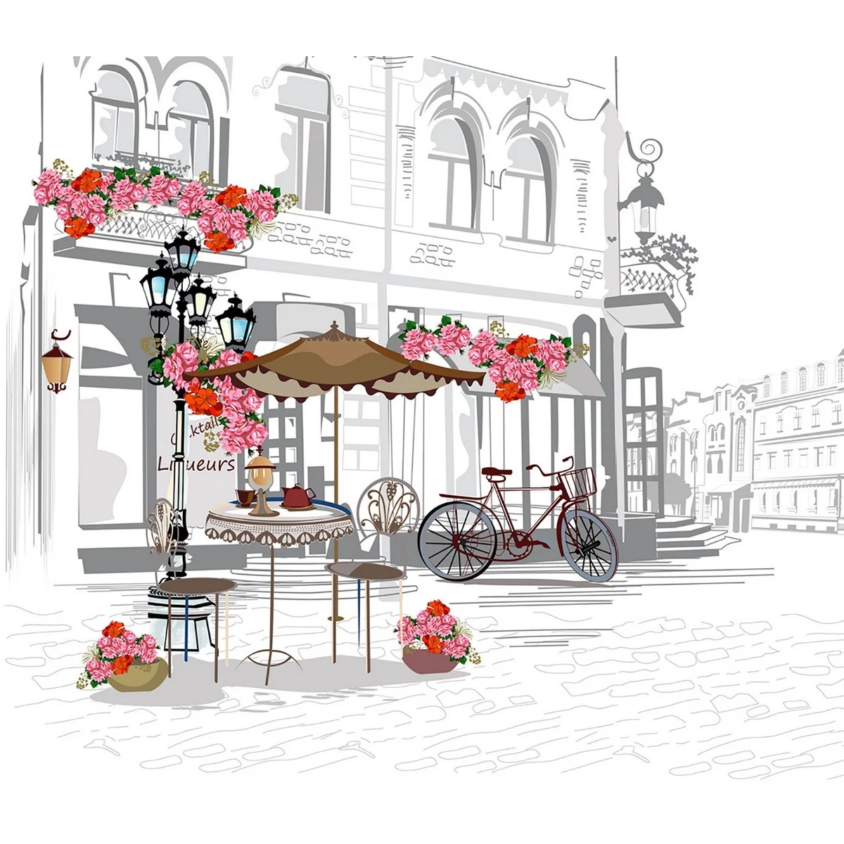 Фотообои рулонные Citydecor Города и Архитектура 64 на флизелиновой основе 300x260 см