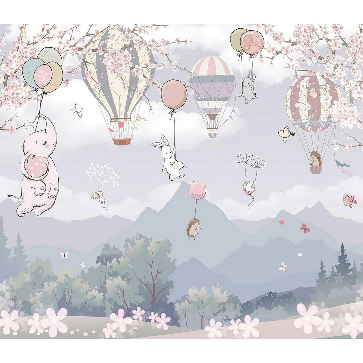 Фотообои рулонные Citydecor Cute&Lovely 13 на флизелиновой основе 300x260 см
