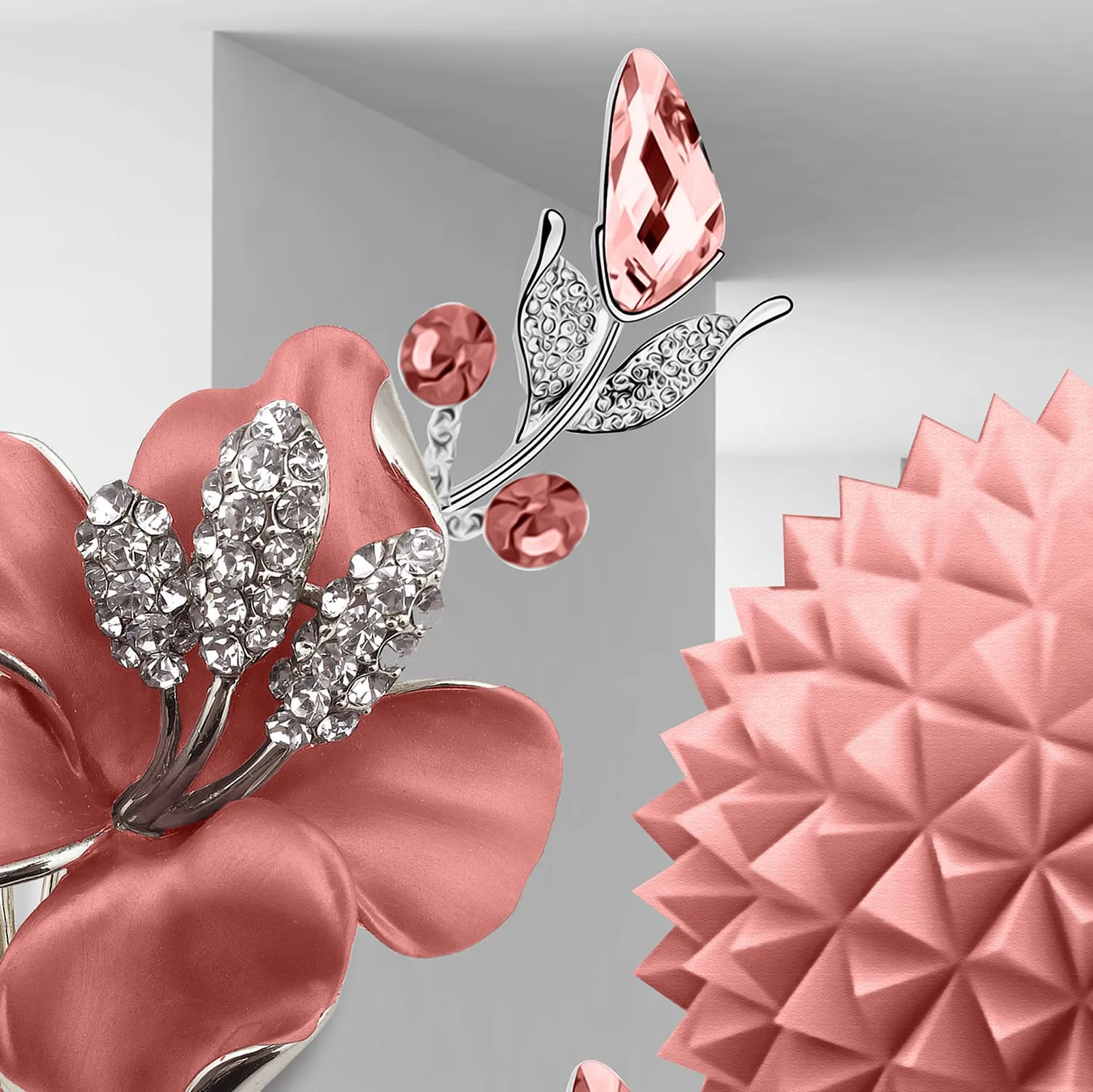 Фотообои рулонные Citydecor Цветочная абстракция 12 на флизелиновой основе 300x260 см