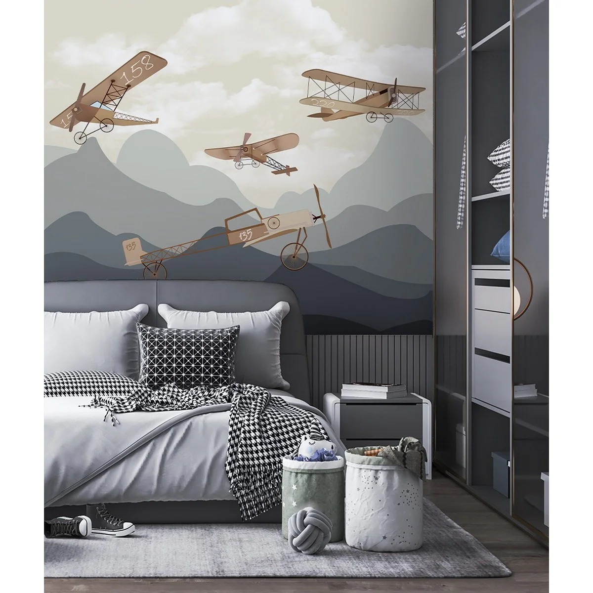 Фотообои рулонные Citydecor Детская 136 на флизелиновой основе 300x260 см