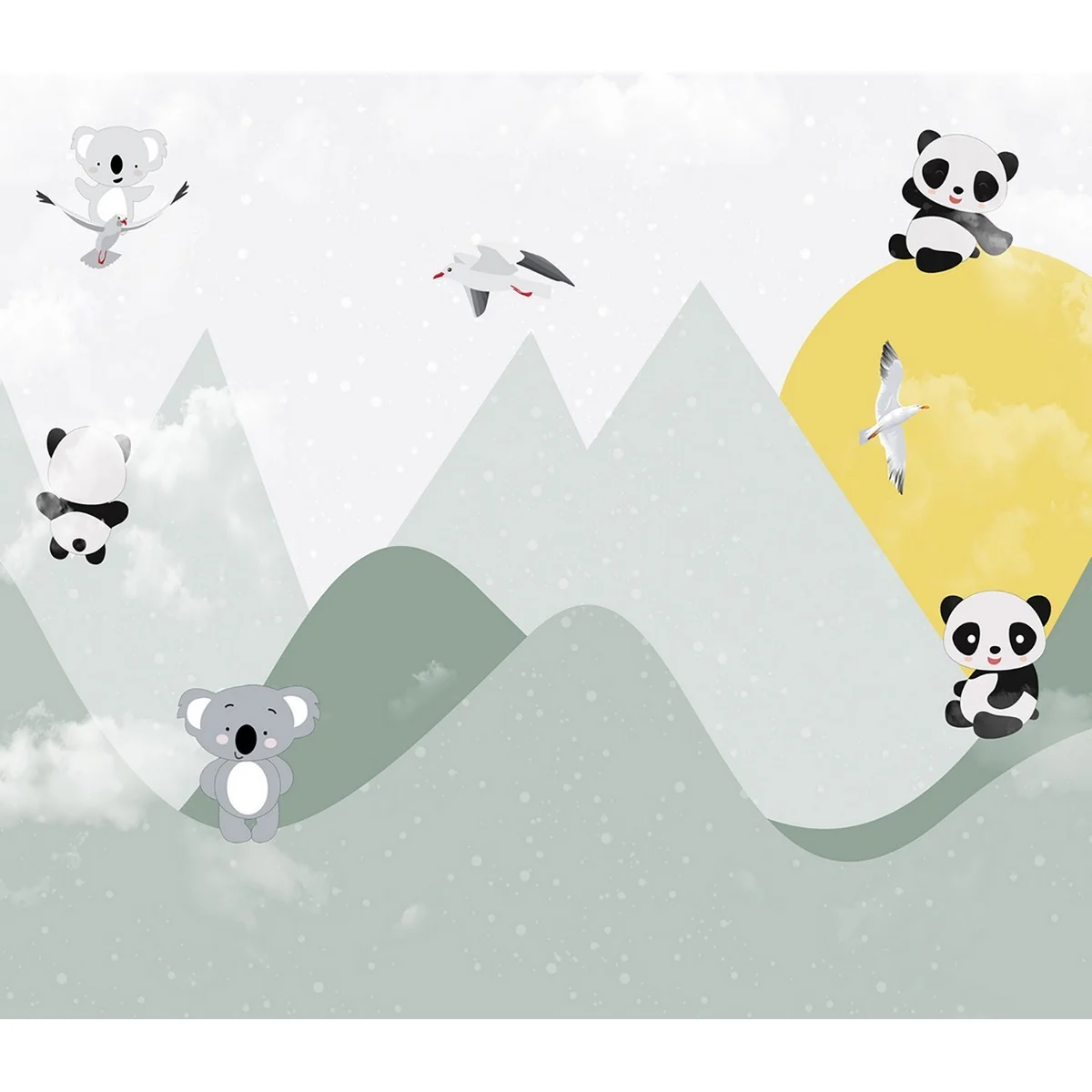 Бесшовное панно Citydecor Детская 143 на флизелиновой основе 300x270 см