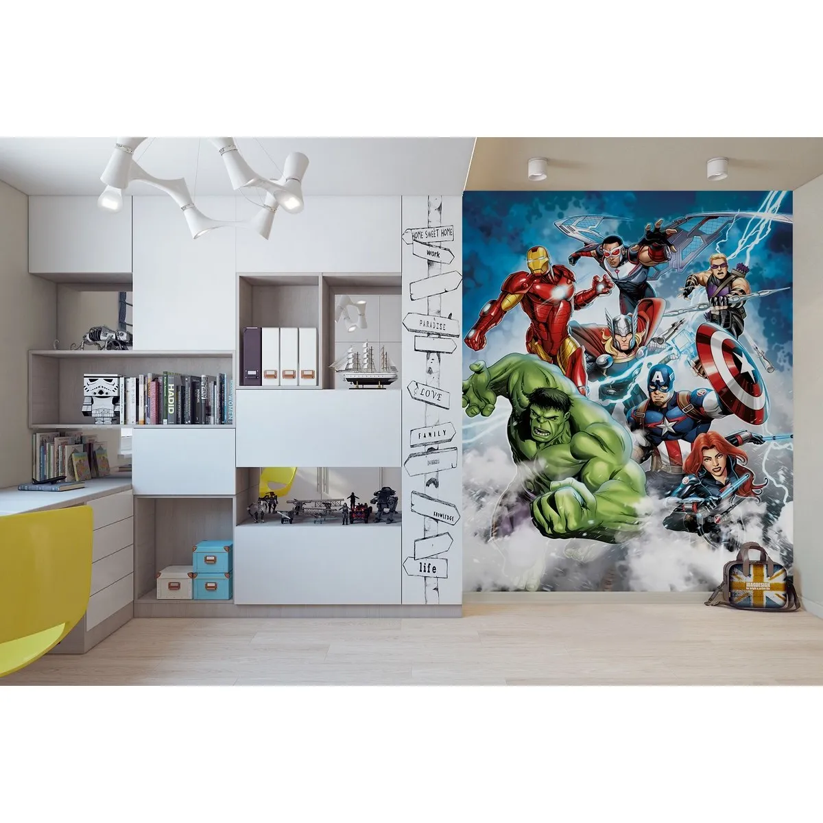 Бесшовное панно Citydecor Детская 348 на флизелиновой основе 300x270 см
