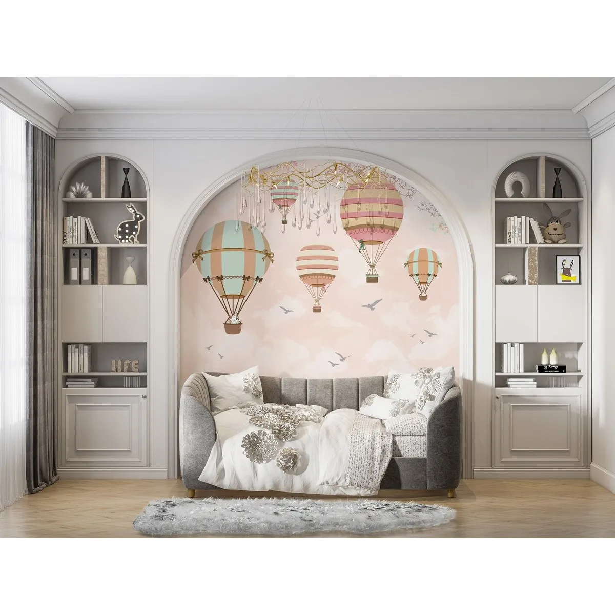 Бесшовное панно Citydecor Детская 374 на флизелиновой основе 300x270 см