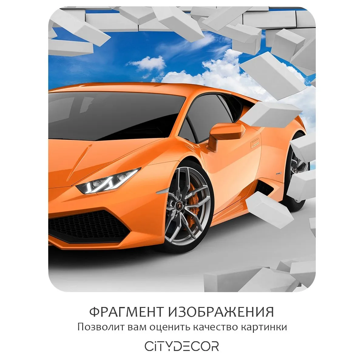 Фотообои рулонные Citydecor Детская 439 на флизелиновой основе 300x260 см
