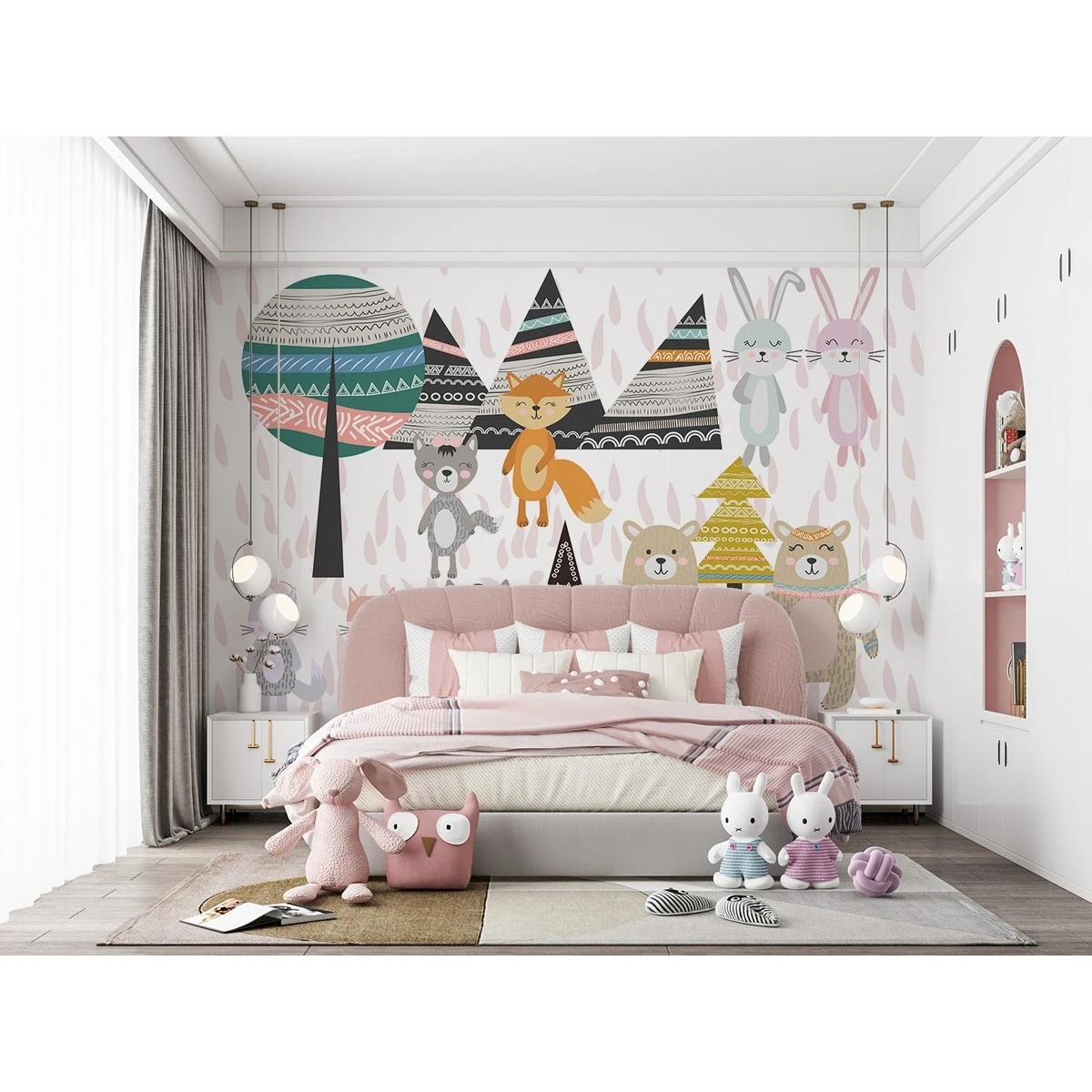 Бесшовное панно Citydecor Детская 76 на флизелиновой основе 300x270 см