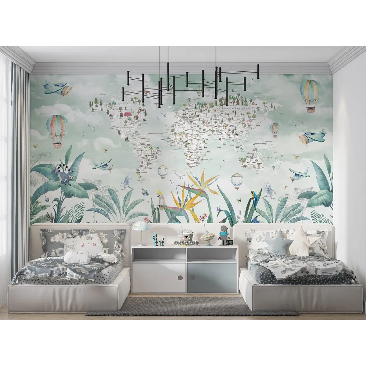 Фотообои рулонные Citydecor Джунгли зовут 22 на флизелиновой основе 300x260 см