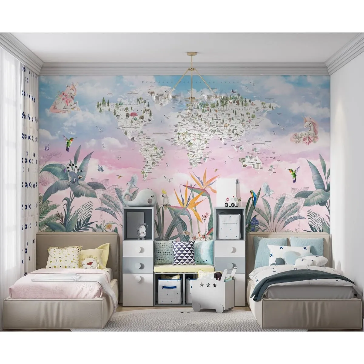 Фотообои рулонные Citydecor Джунгли зовут 24 на флизелиновой основе 300x260 см