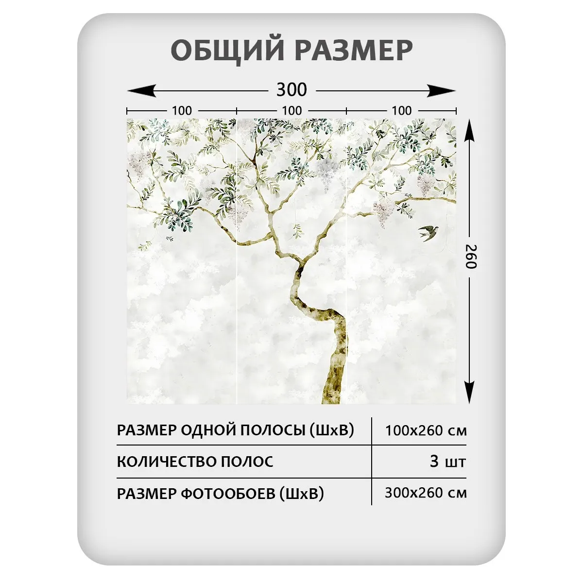 Фотообои рулонные Citydecor Цветы и Растения 205 на флизелиновой основе 300x260 см