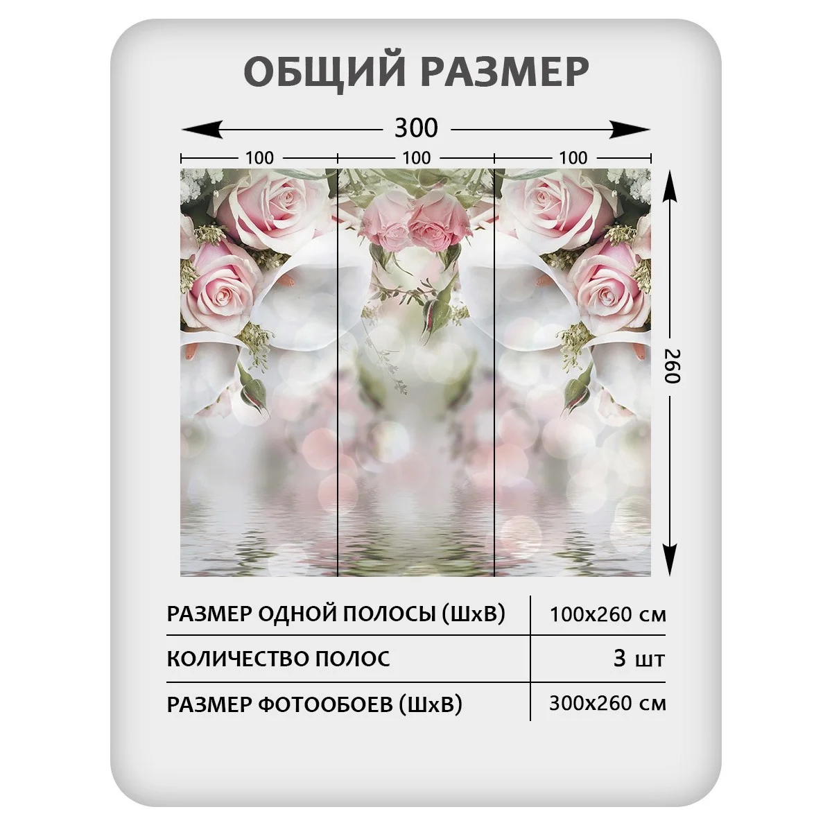 Фотообои рулонные Citydecor Цветы и Растения 48 на флизелиновой основе 300x260 см