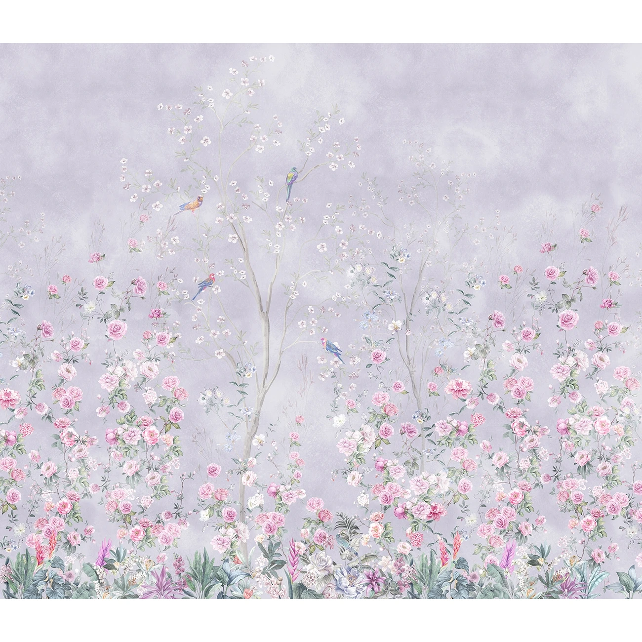 Фотообои рулонные Citydecor Flower town 24 на флизелиновой основе 300x260 см