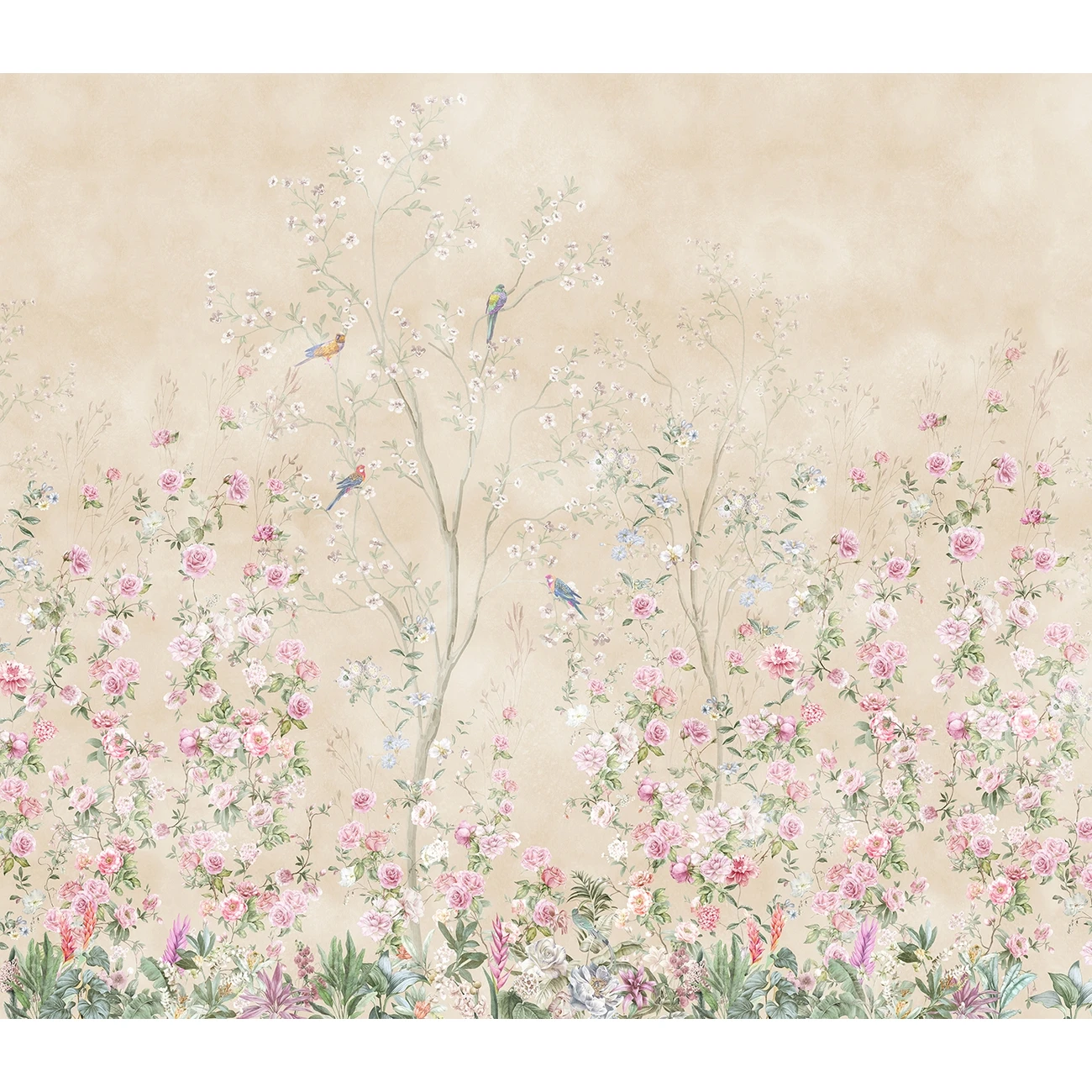 Фотообои рулонные Citydecor Flower town 25 на флизелиновой основе 300x260 см