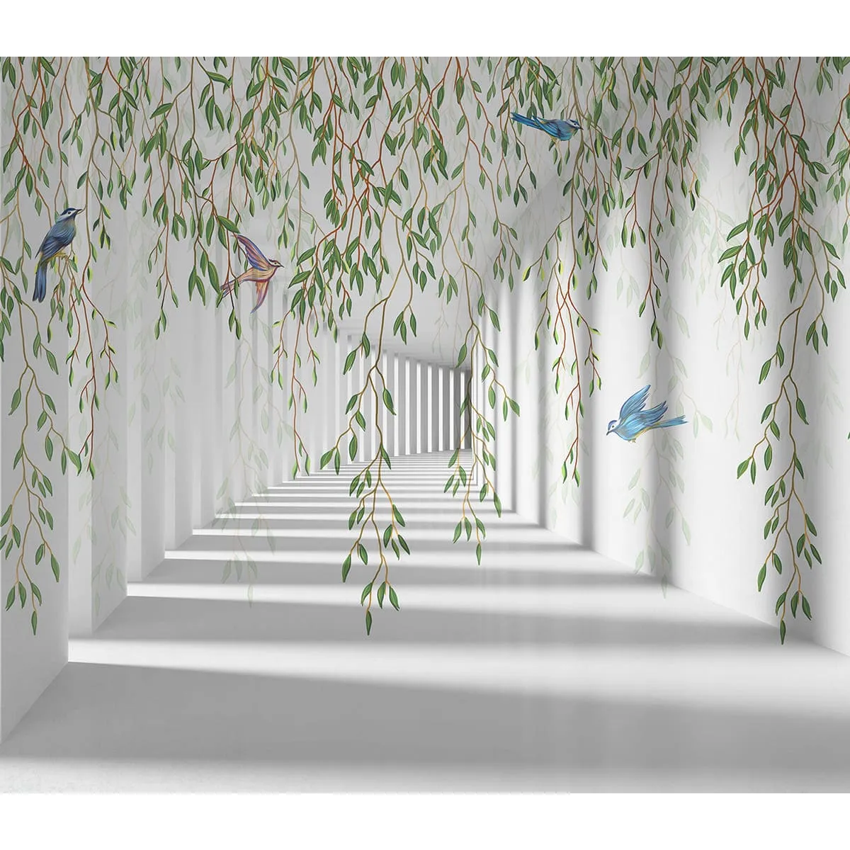 Фотообои рулонные Citydecor Flower Tunnel 3d 1 на флизелиновой основе 300x260 см