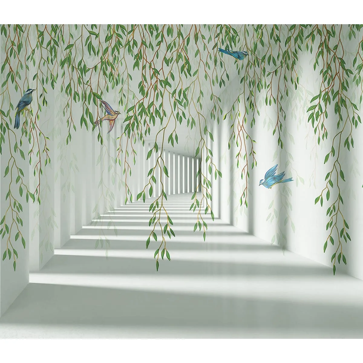 Фотообои рулонные Citydecor Flower Tunnel 3d 3 на флизелиновой основе 300x260 см