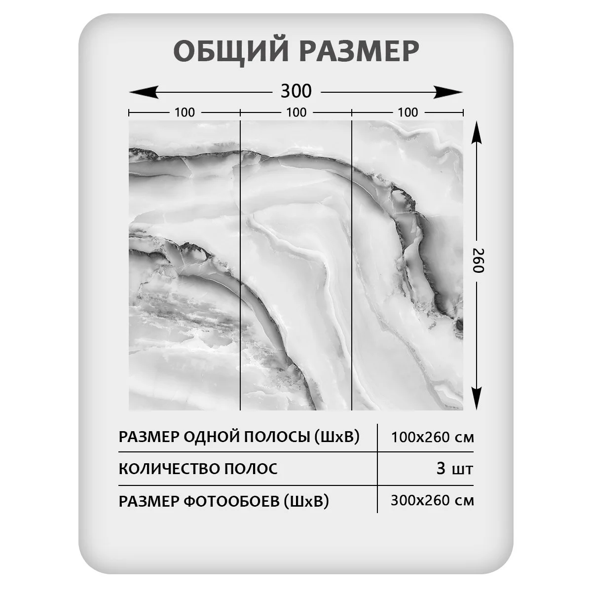 Фотообои рулонные Citydecor Флюид Арт 41 на флизелиновой основе 300x260 см