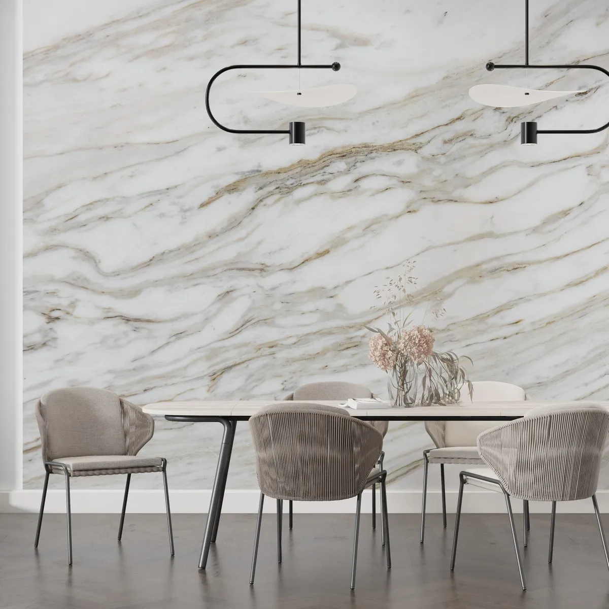 Бесшовное панно Citydecor Флюид Арт 74 на флизелиновой основе 300x270 см