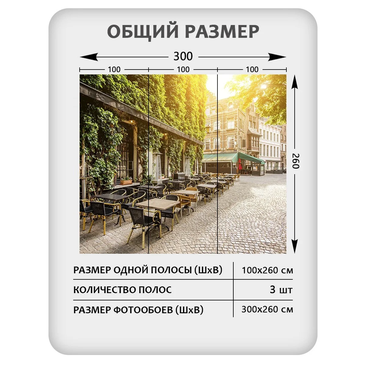 Фотообои рулонные Citydecor Фреска 36 на флизелиновой основе 300x260 см