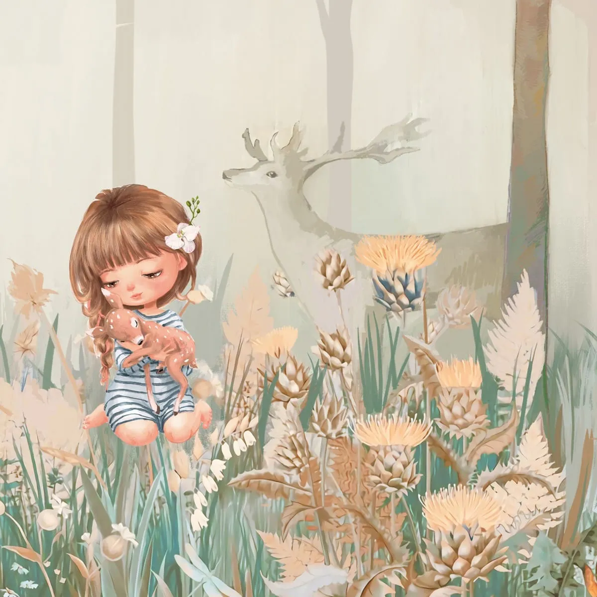 Дизайнерские фотообои рулонные Citydecor Magic Forest 7 на флизелиновой основе 300x260 см