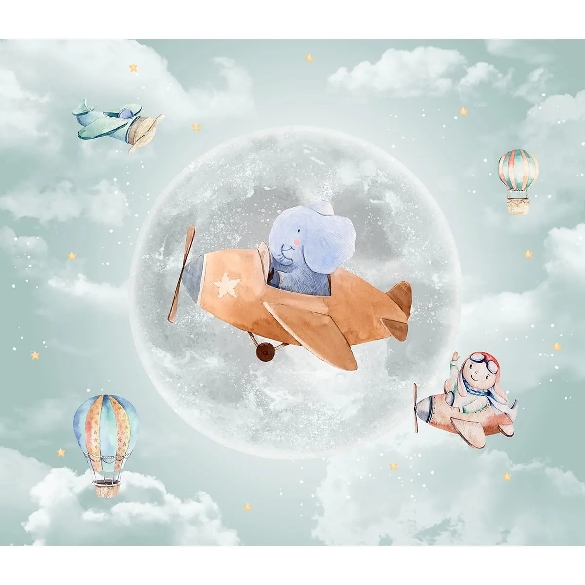 Дизайнерские фотообои рулонные Citydecor Мечтатели 1 на флизелиновой основе 300x260 см