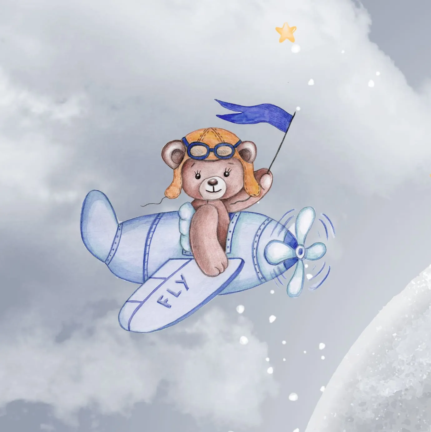 Дизайнерские фотообои рулонные Citydecor Мечтатели 11 на флизелиновой основе 300x260 см