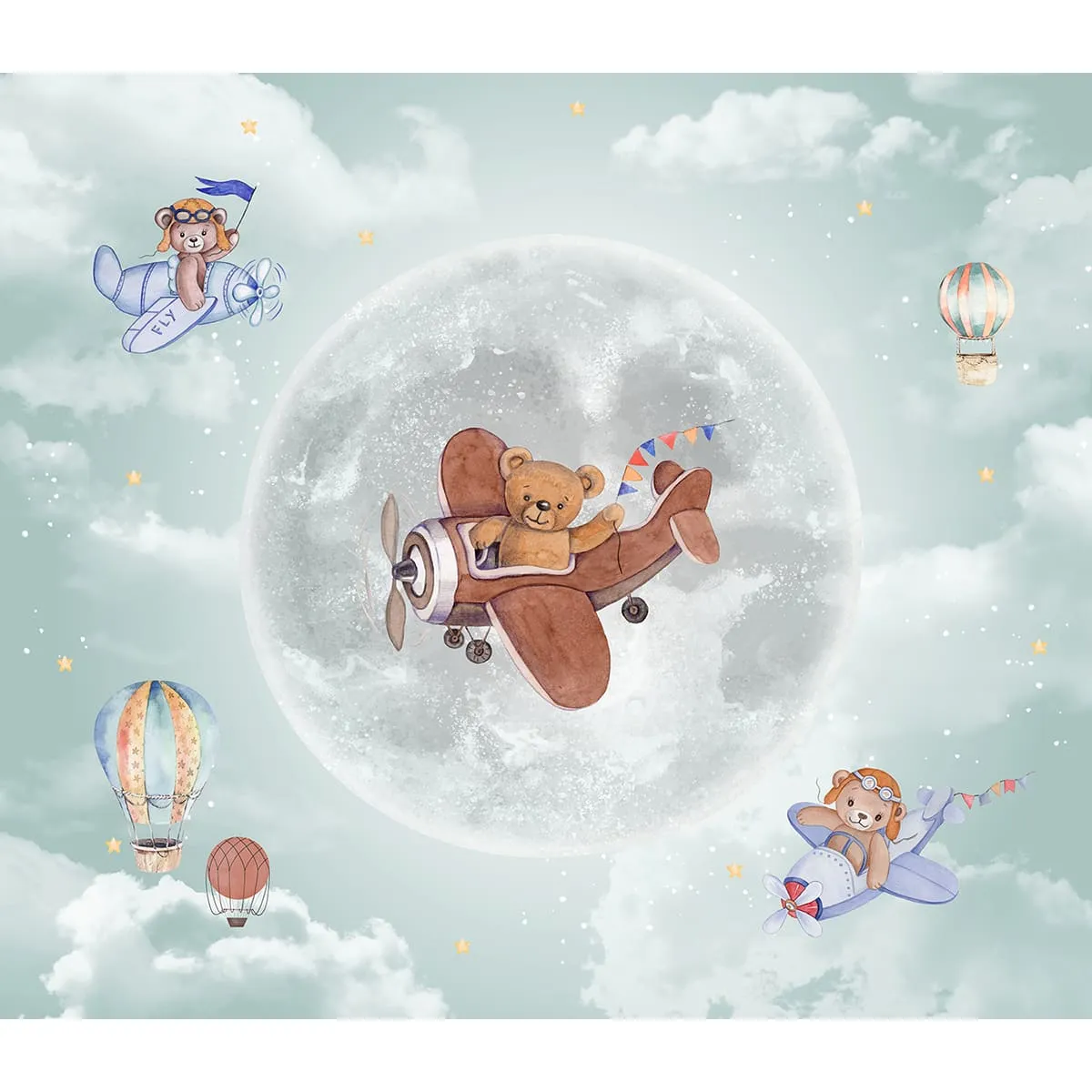 Дизайнерские фотообои рулонные Citydecor Мечтатели 12 на флизелиновой основе 300x260 см