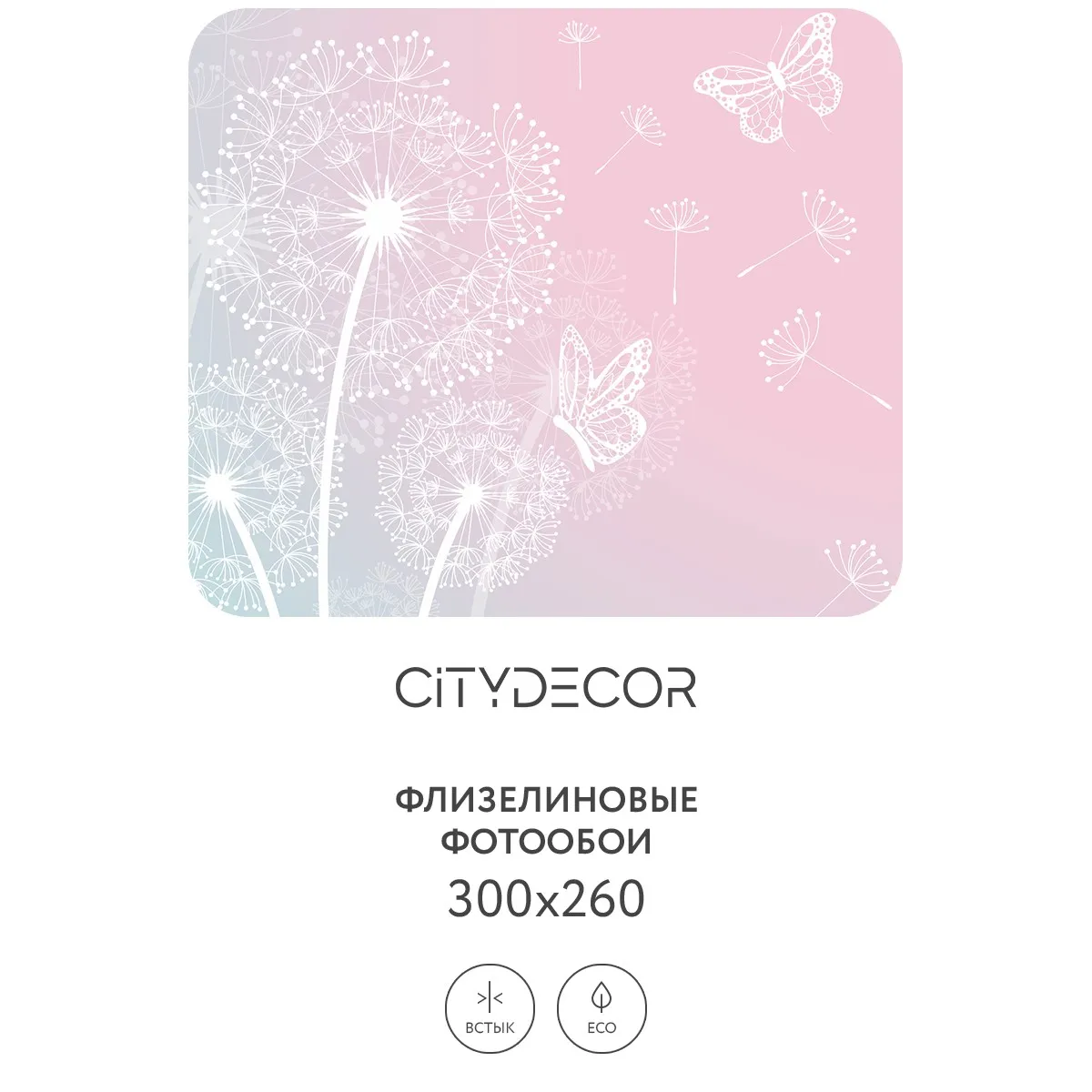 Фотообои рулонные Citydecor Невесомость 1 на флизелиновой основе 300x260 см