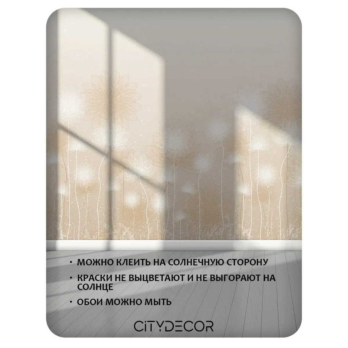 Фотообои рулонные Citydecor Невесомость 43 на флизелиновой основе 300x260 см
