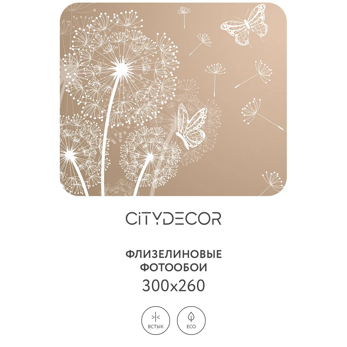 Фотообои рулонные Citydecor Невесомость 7 на флизелиновой основе 300x260 см