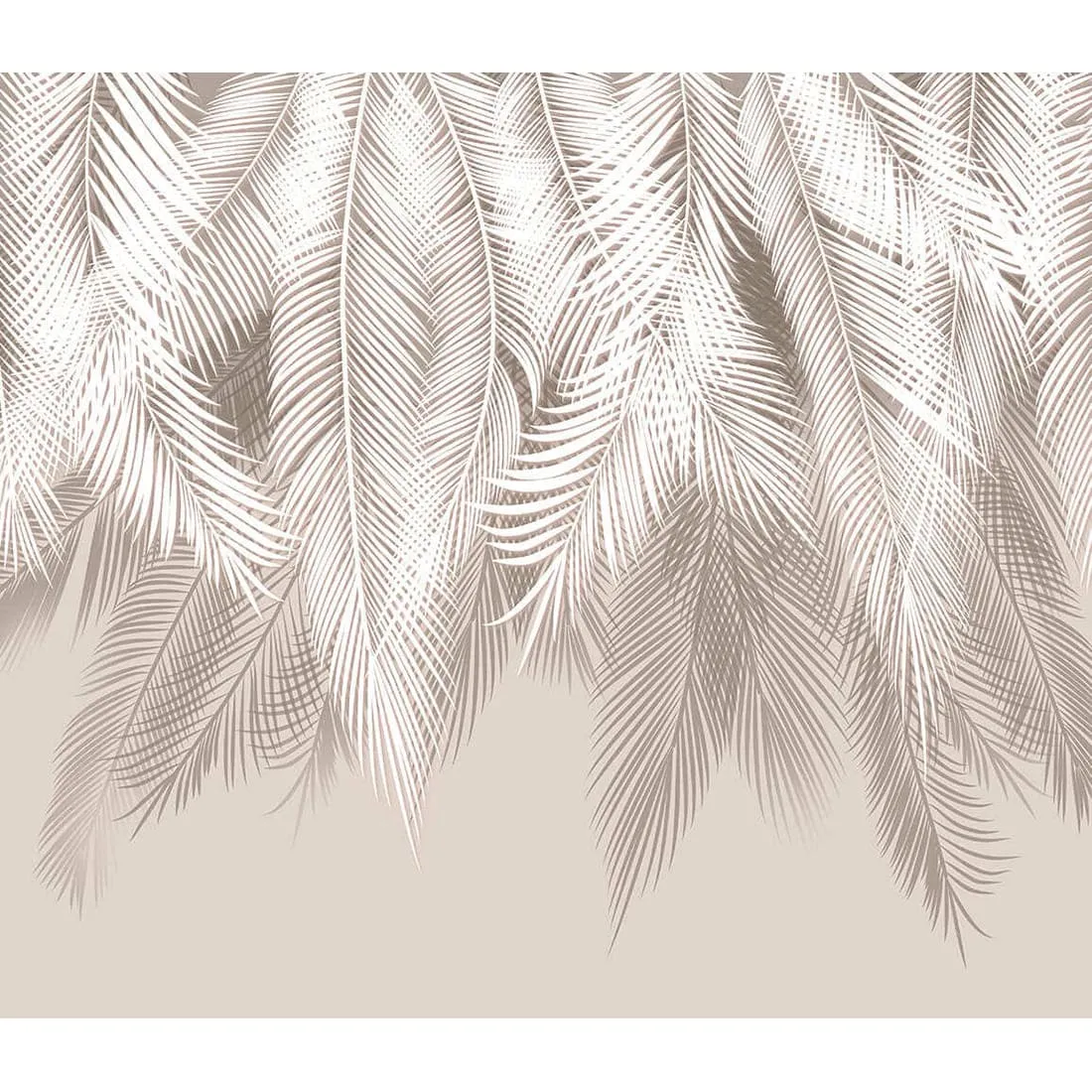 Фотообои рулонные Citydecor Пальмовые листья (кашемир) 2 на флизелиновой основе 300x260 см