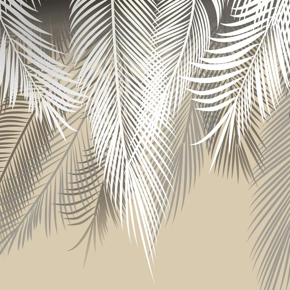Фотообои рулонные Citydecor Пальмовые листья кашемир на флизелиновой основе 300x260 см
