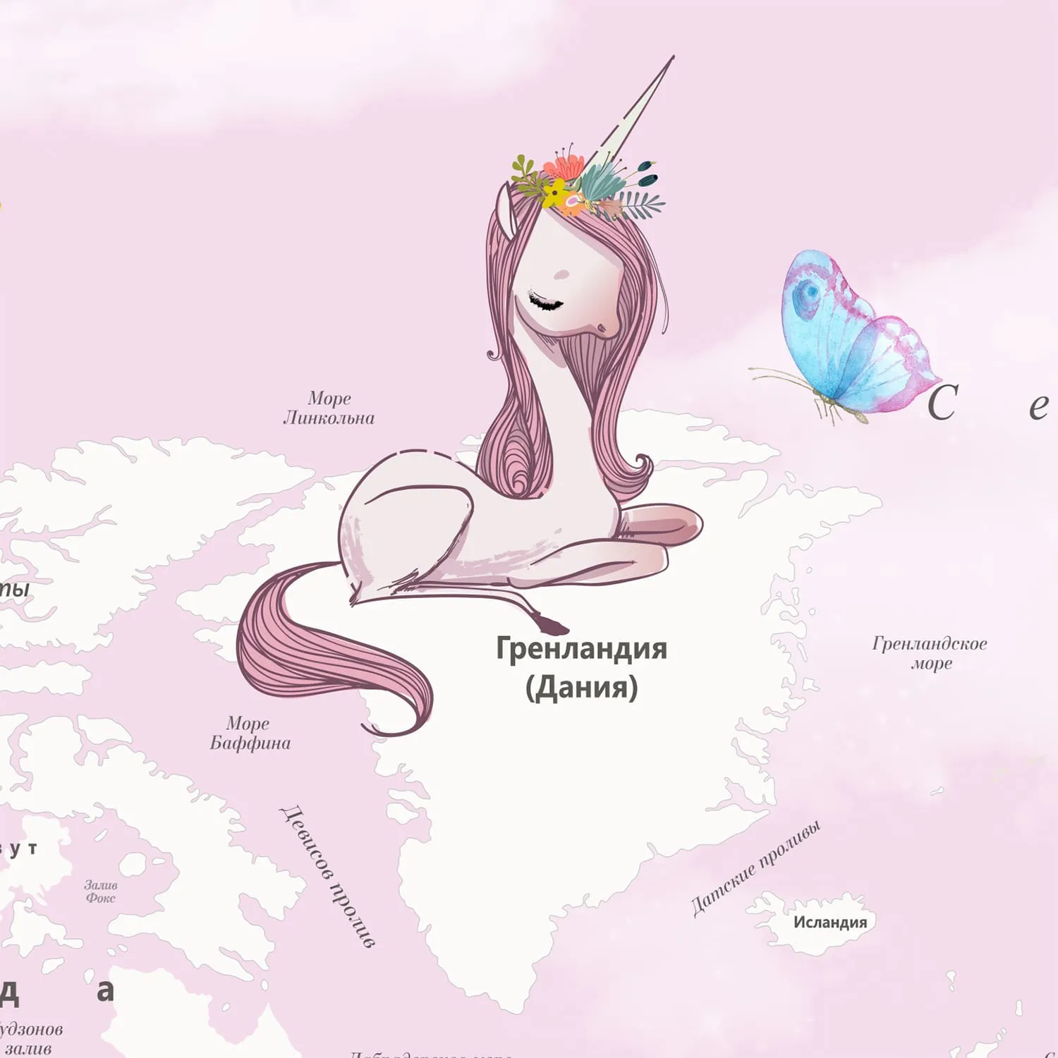 Дизайнерские фотообои рулонные Citydecor Princess 12 на флизелиновой основе 300x260 см