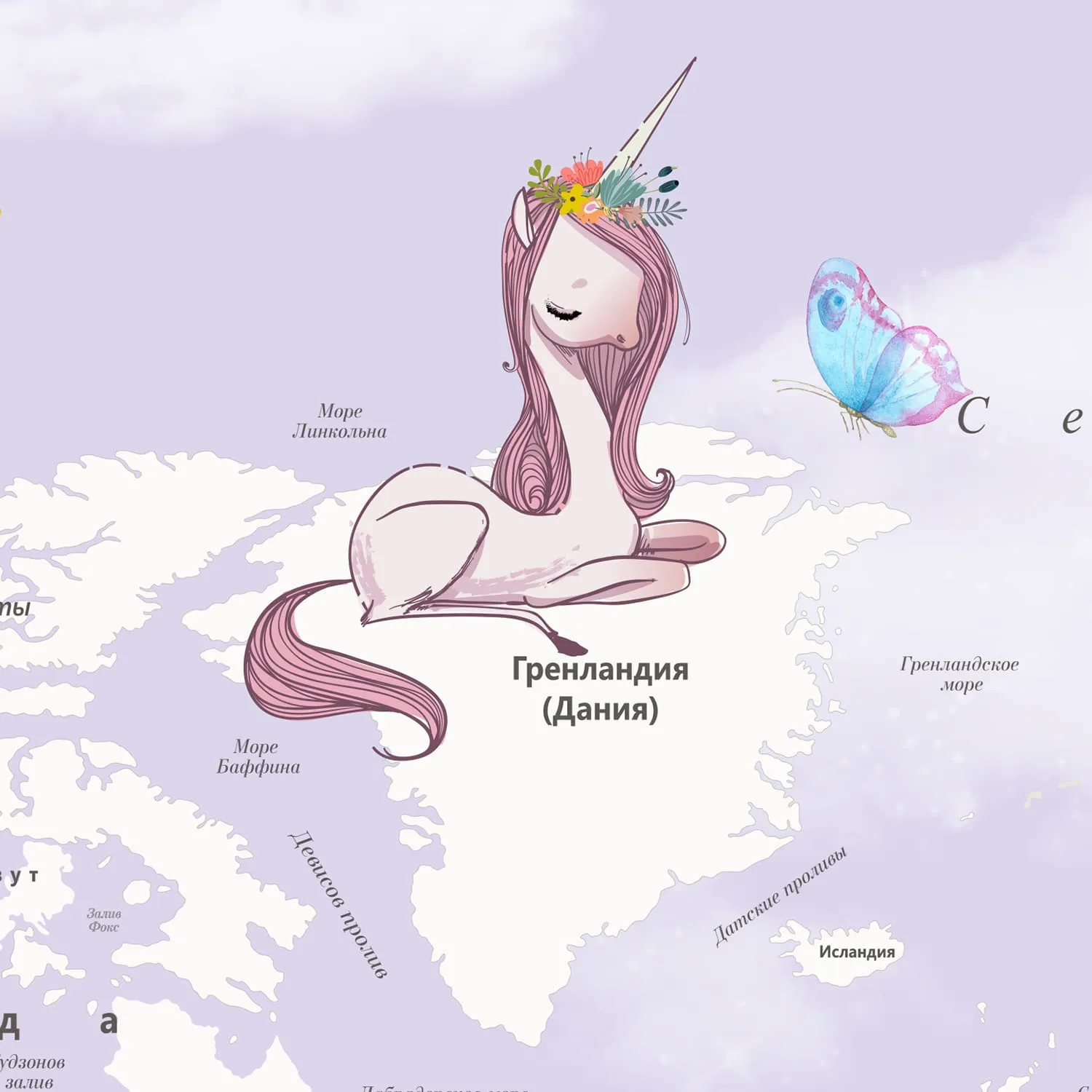 Дизайнерские фотообои рулонные Citydecor Princess 13 на флизелиновой основе 300x260 см