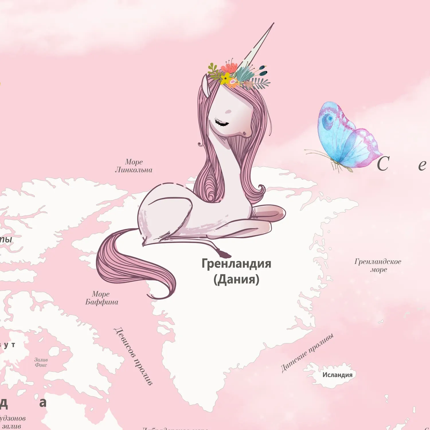 Дизайнерские фотообои рулонные Citydecor Princess 14 на флизелиновой основе 300x260 см