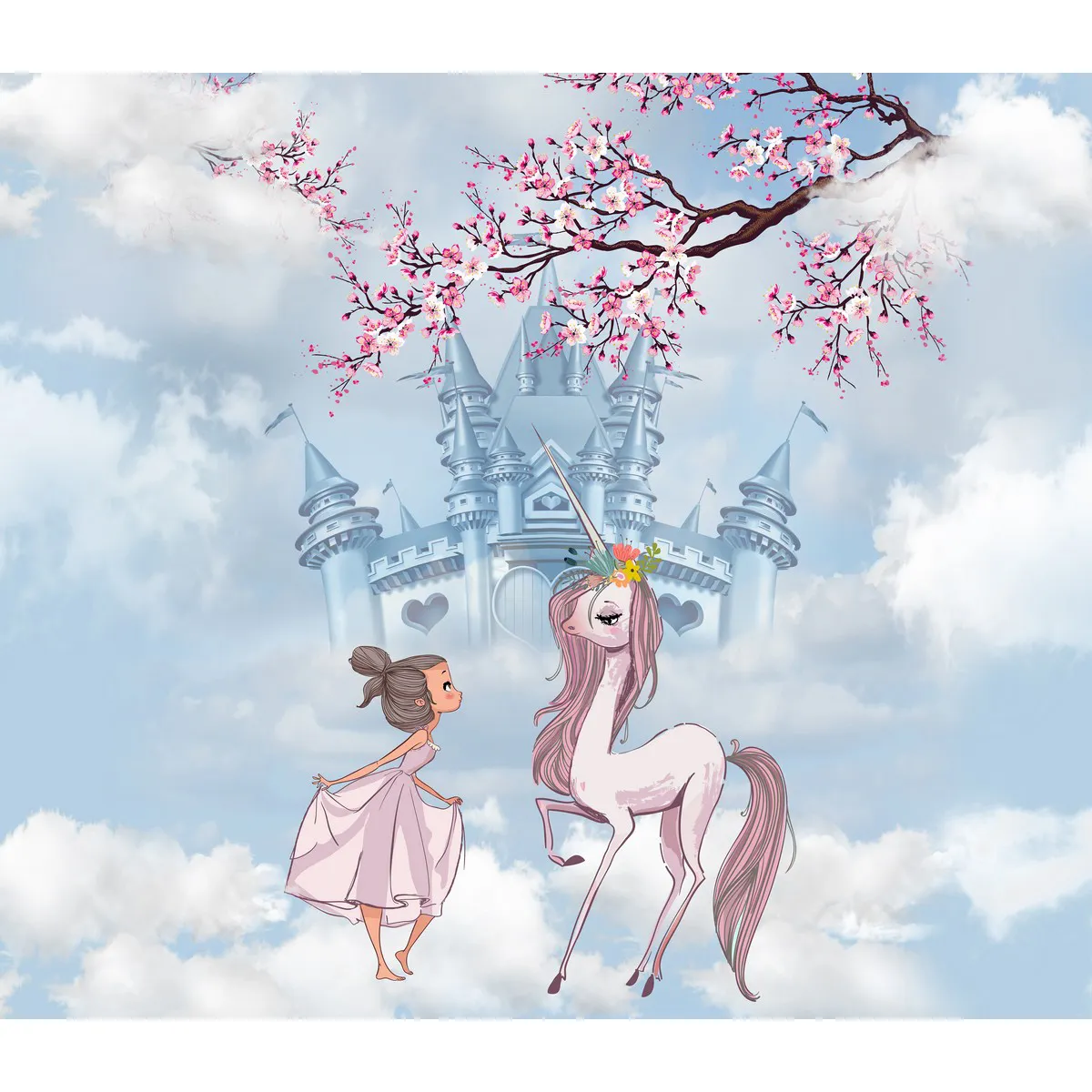 Дизайнерские фотообои рулонные Citydecor Princess 7 на флизелиновой основе 300x260 см 