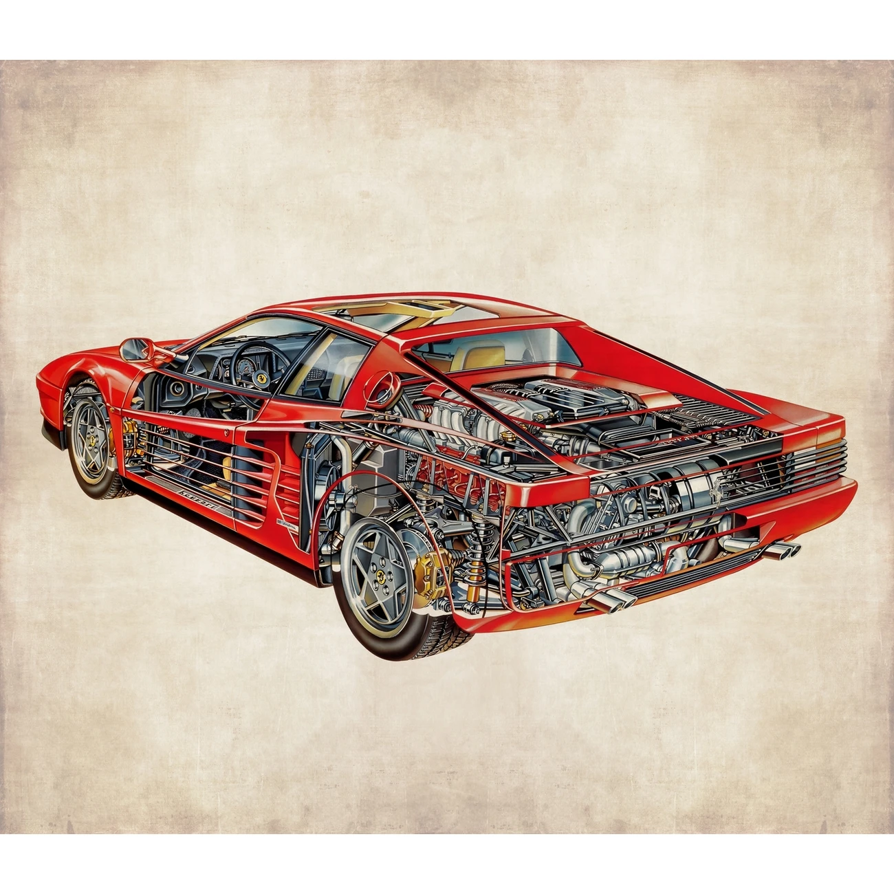 Фотообои рулонные Citydecor Technic 32 на флизелиновой основе 300x260 см