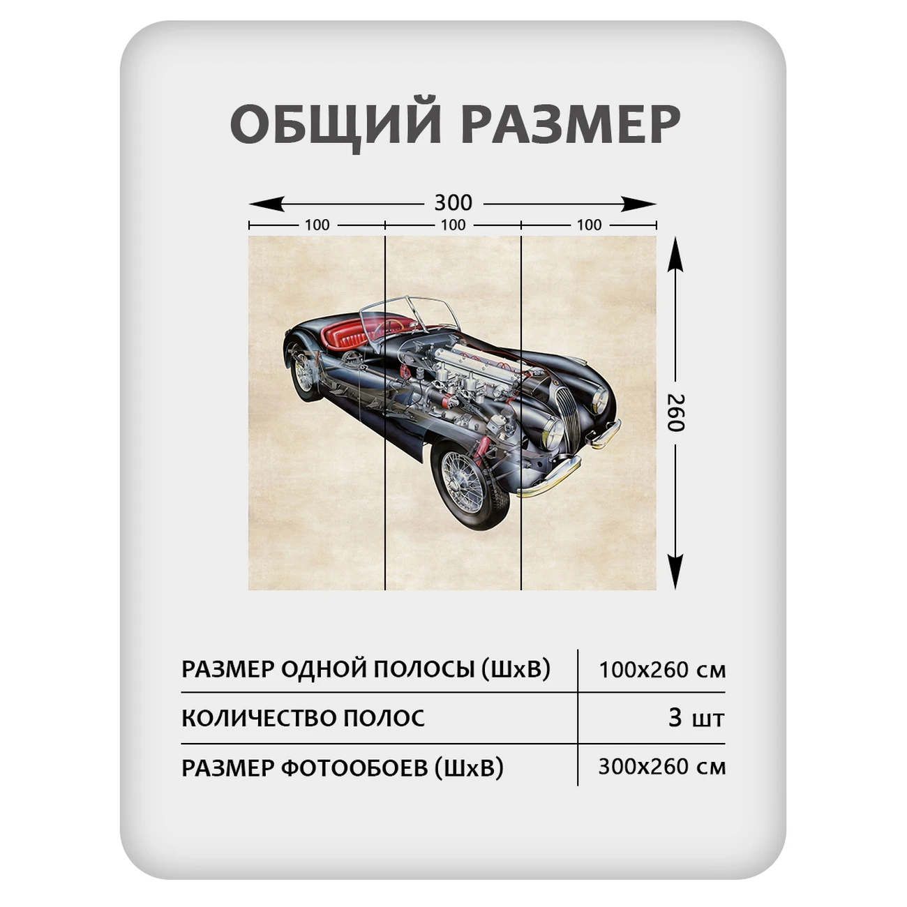 Фотообои рулонные Citydecor Technic 34 на флизелиновой основе 300x260 см