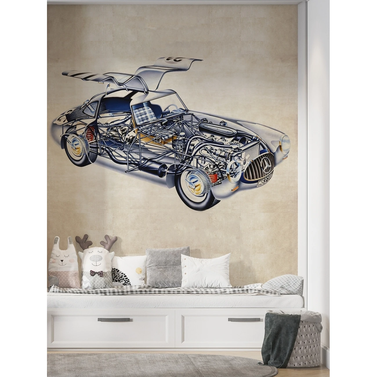 Фотообои рулонные Citydecor Technic 37 на флизелиновой основе 300x260 см