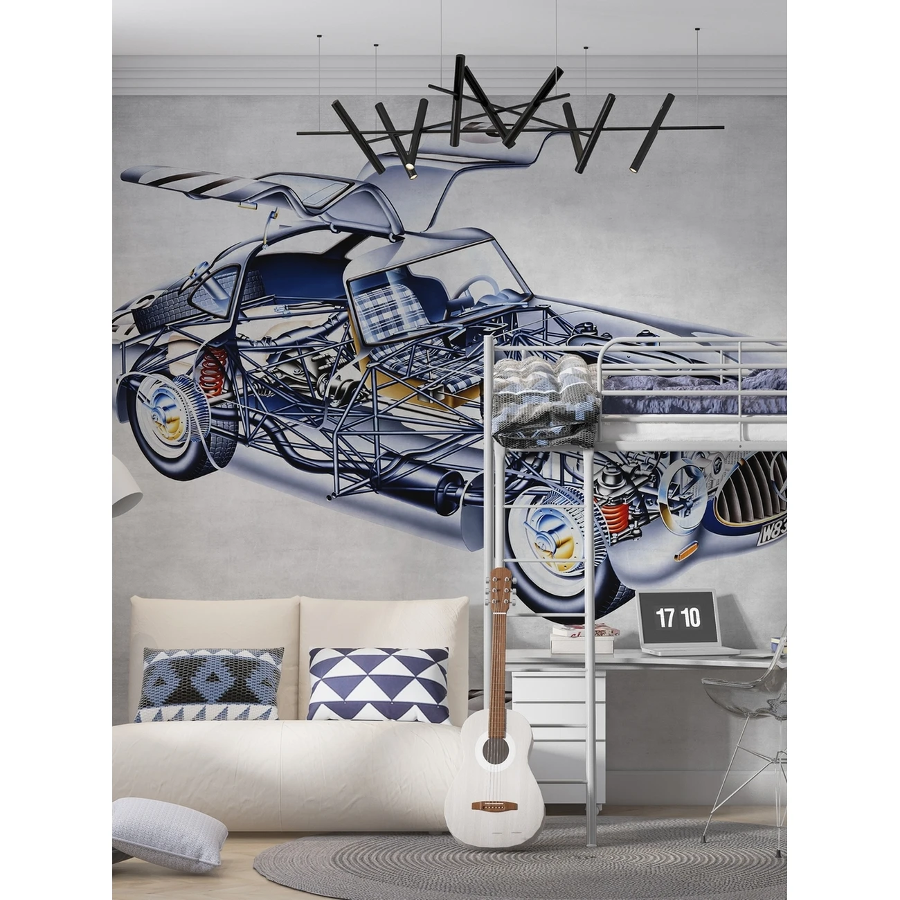 Фотообои рулонные Citydecor Technic 38 на флизелиновой основе 300x260 см